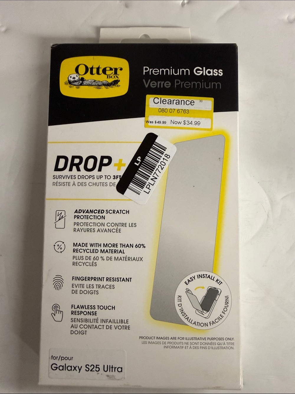 NEW OtterBox Premium Glass Screen Protector for Galaxy S25 Ultra